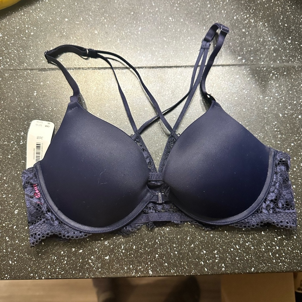 La SENZA Midnight Blue Lace Bra